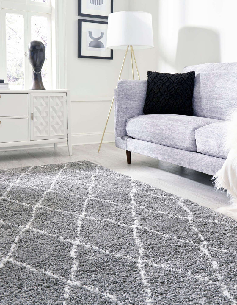 Trellis Rabat Shag Rug - The Nifty Decor