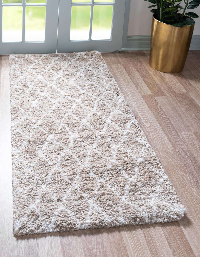Trellis Rabat Shag Rug - The Nifty Decor