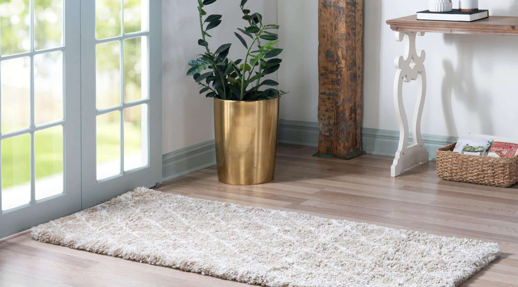 Trellis Rabat Shag Rug - The Nifty Decor