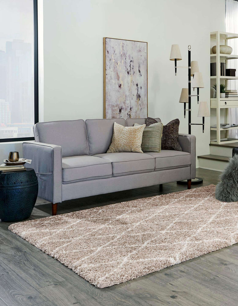 Trellis Rabat Shag Rug - The Nifty Decor
