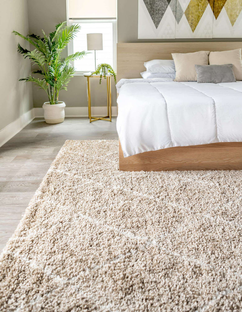 Trellis Rabat Shag Rug - The Nifty Decor