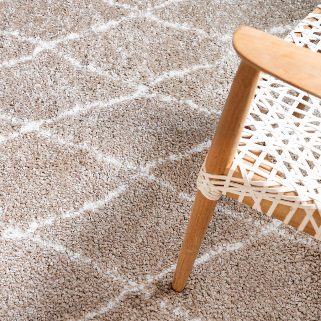 Trellis Rabat Shag Rug - The Nifty Decor