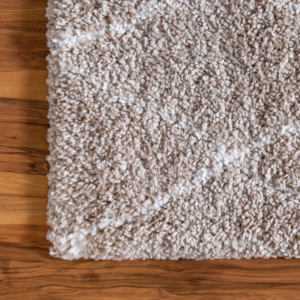 Trellis Rabat Shag Rug - The Nifty Decor