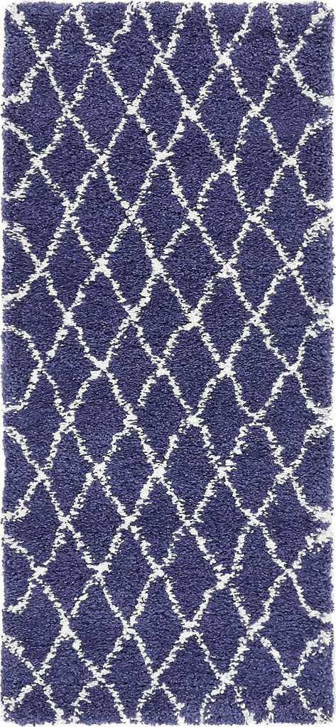 Trellis Rabat Shag Rug - The Nifty Decor