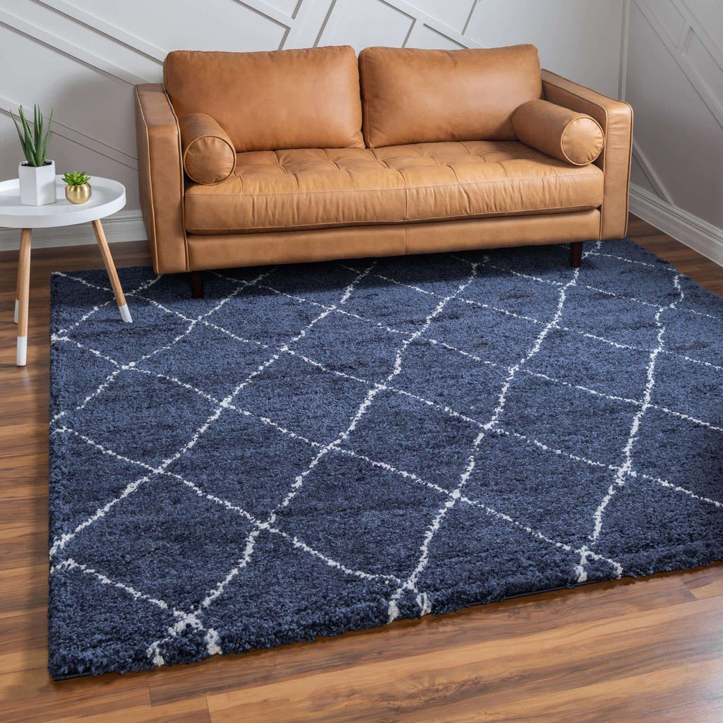 Trellis Rabat Shag Rug - Bombay Mercantile