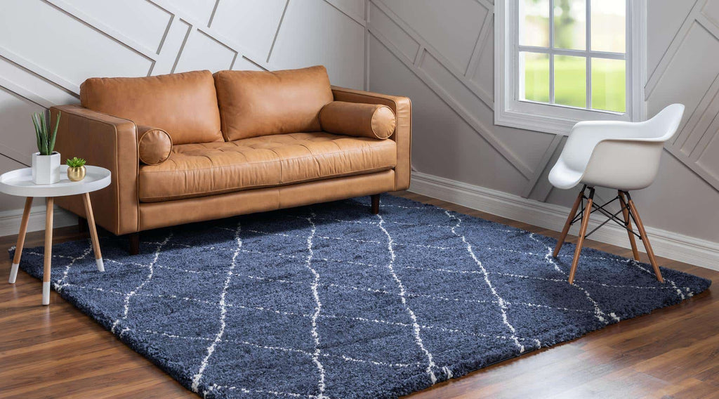 Trellis Rabat Shag Rug - Bombay Mercantile