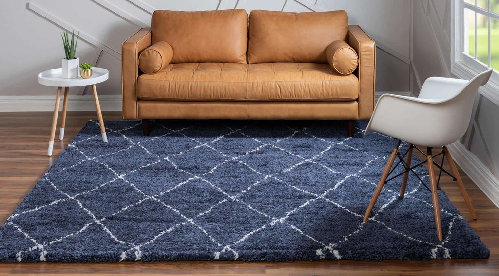 Trellis Rabat Shag Rug - Bombay Mercantile