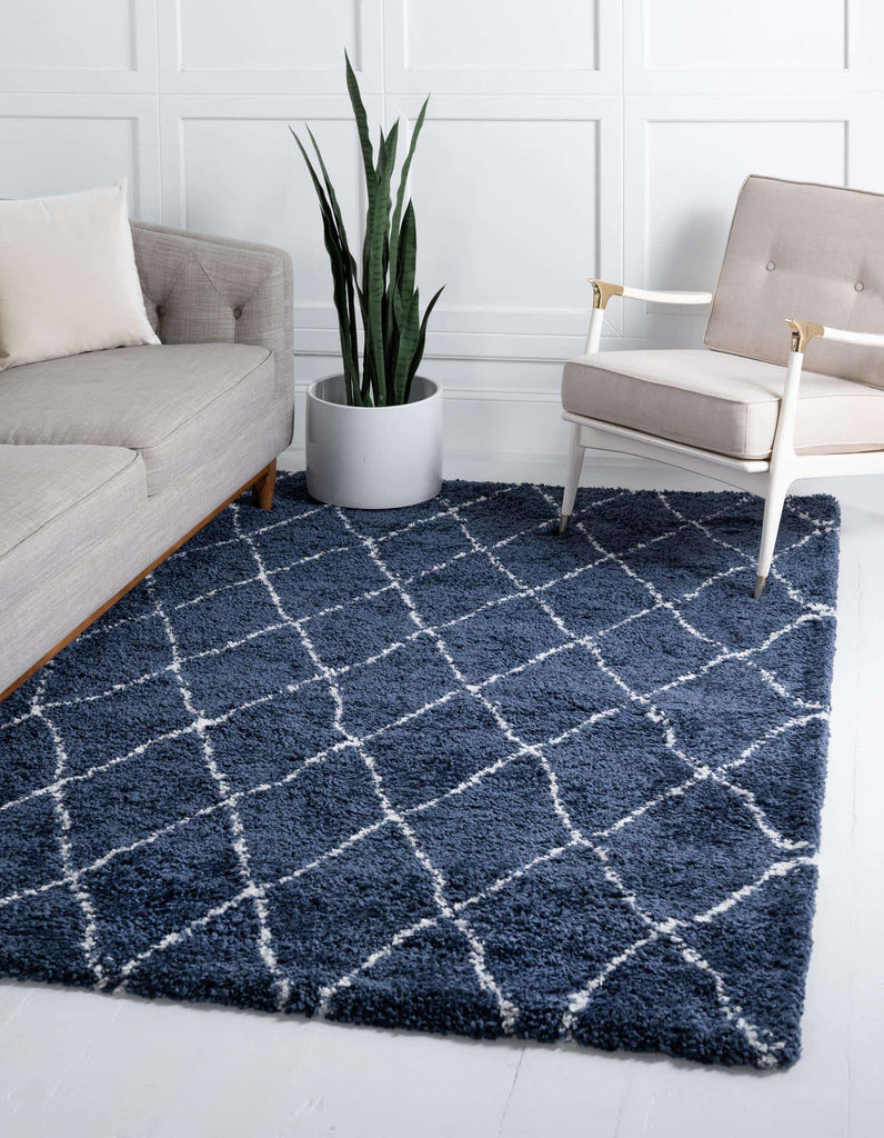 Trellis Rabat Shag Rug - Bombay Mercantile