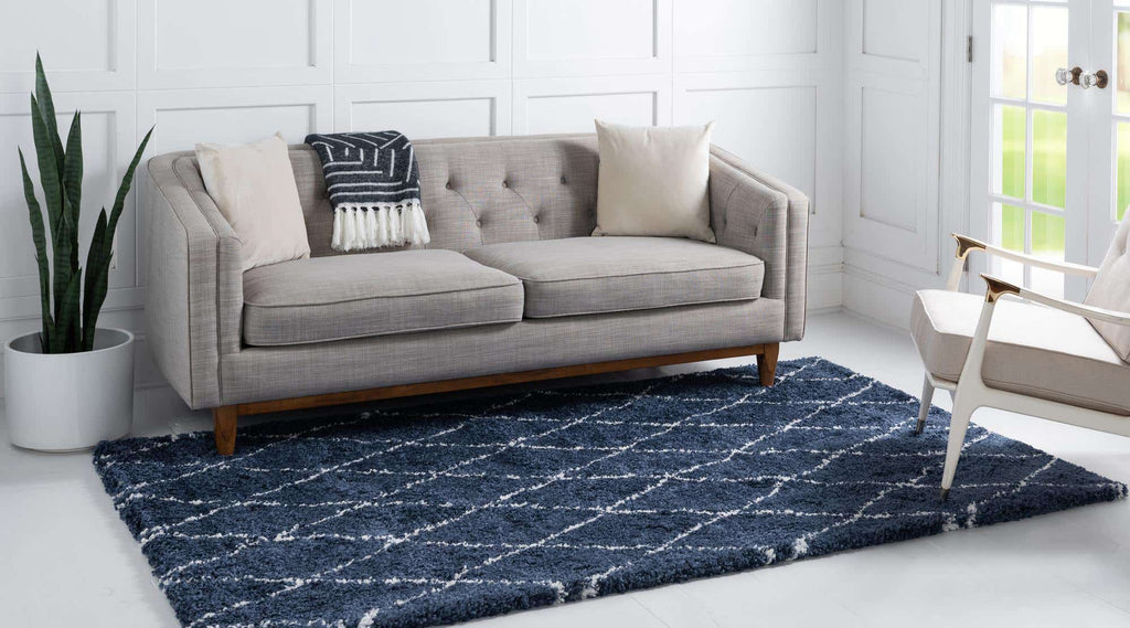 Trellis Rabat Shag Rug - Bombay Mercantile
