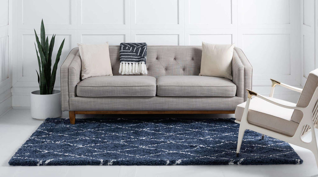 Trellis Rabat Shag Rug - Bombay Mercantile
