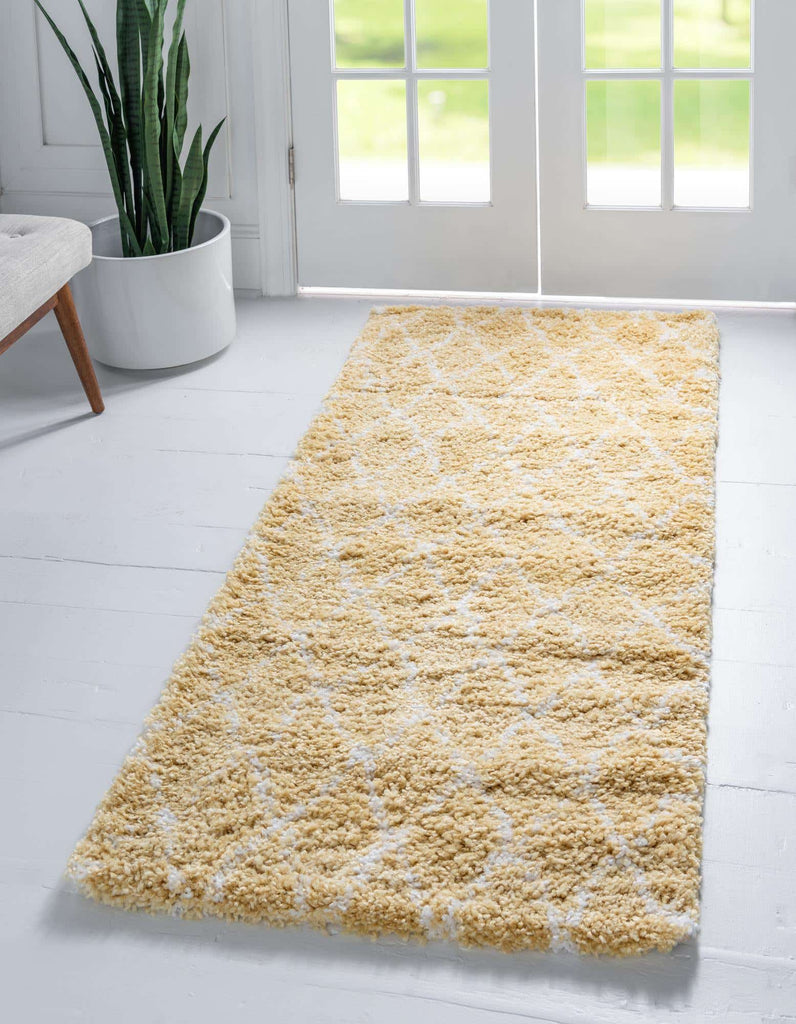 Trellis Rabat Shag Rug - Bombay Mercantile