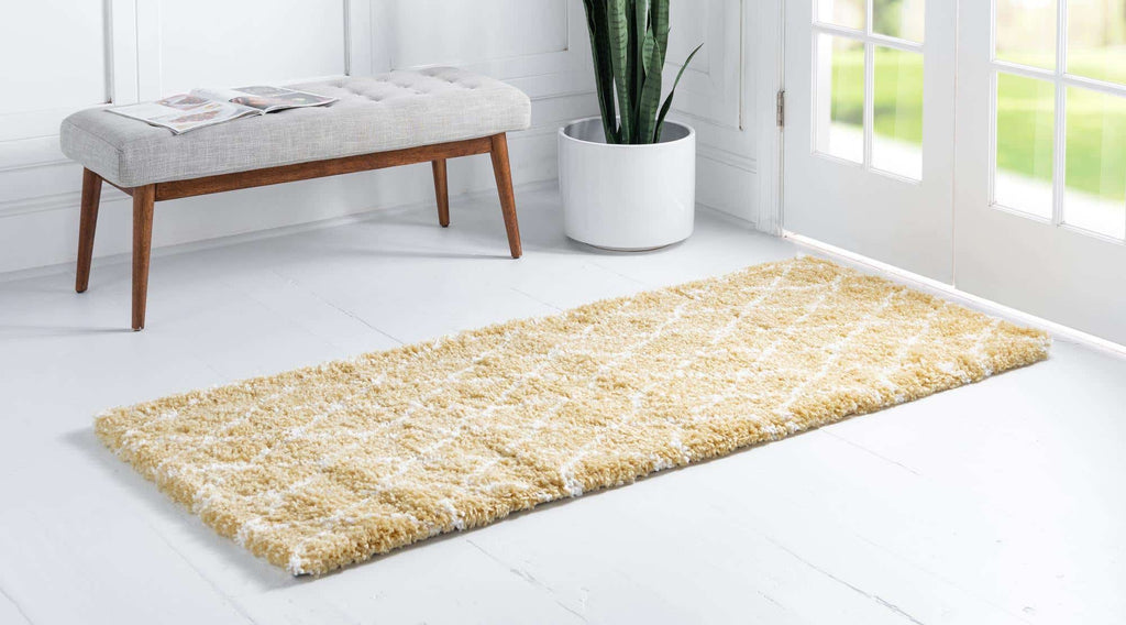 Trellis Rabat Shag Rug - Bombay Mercantile