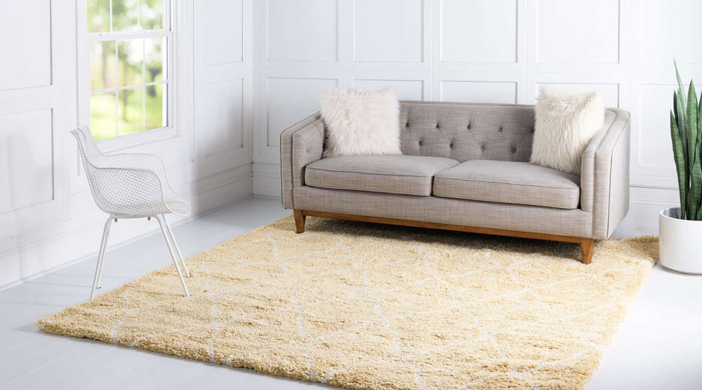 Trellis Rabat Shag Rug - Bombay Mercantile