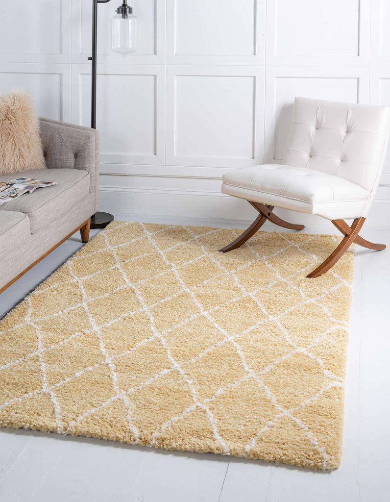 Trellis Rabat Shag Rug - Bombay Mercantile