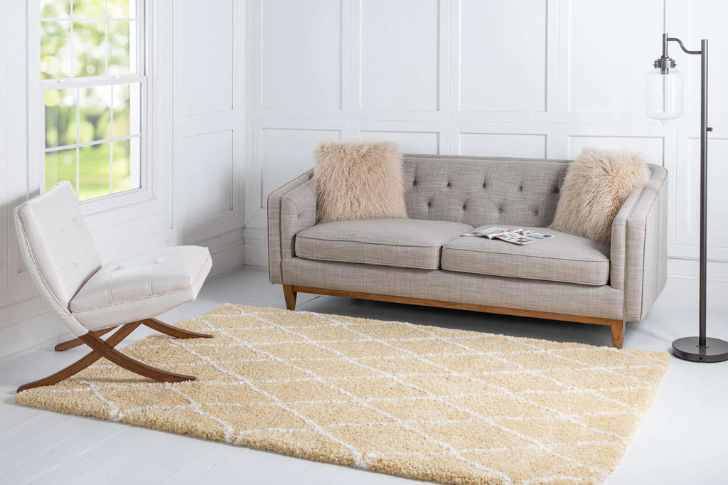 Trellis Rabat Shag Rug - Bombay Mercantile