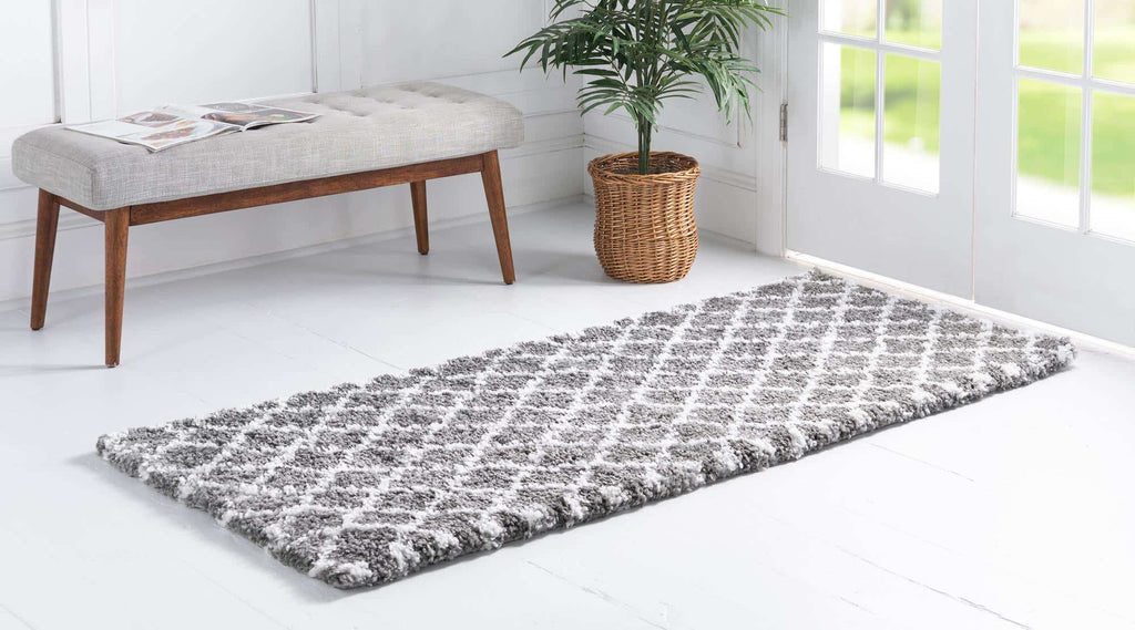 Marble Rabat Shag Rug - The Nifty Decor