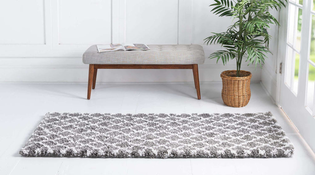 Marble Rabat Shag Rug - The Nifty Decor