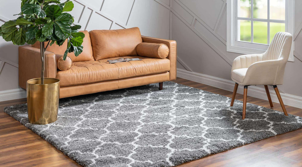 Marble Rabat Shag Rug - The Nifty Decor