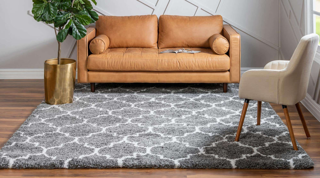 Marble Rabat Shag Rug - The Nifty Decor