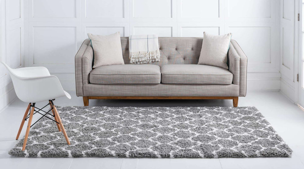 Marble Rabat Shag Rug - The Nifty Decor