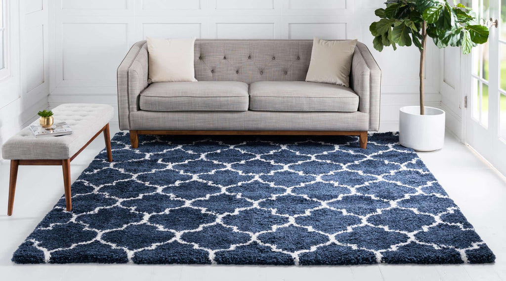Marble Rabat Shag Rug - The Nifty Decor
