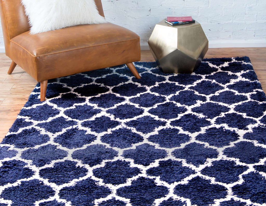 Marble Rabat Shag Rug - The Nifty Decor