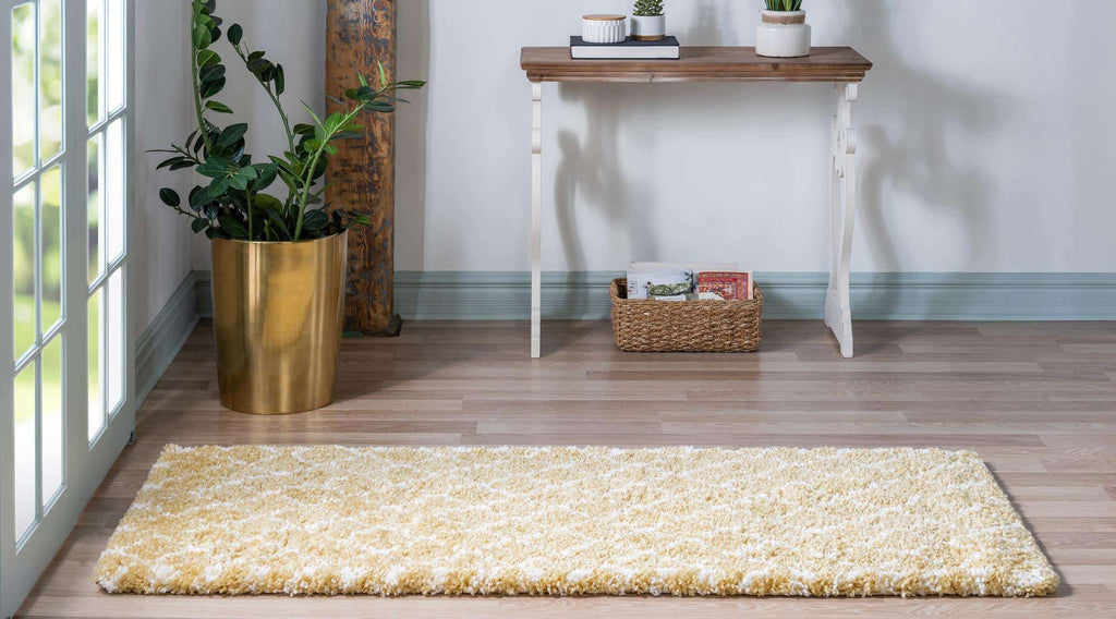 Marble Rabat Shag Rug - The Nifty Decor