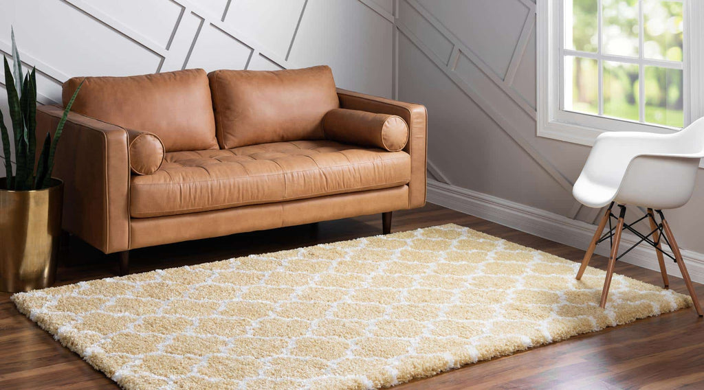 Marble Rabat Shag Rug - The Nifty Decor