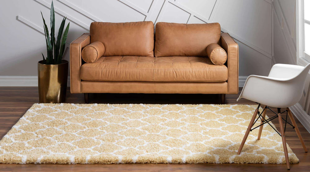 Marble Rabat Shag Rug - The Nifty Decor