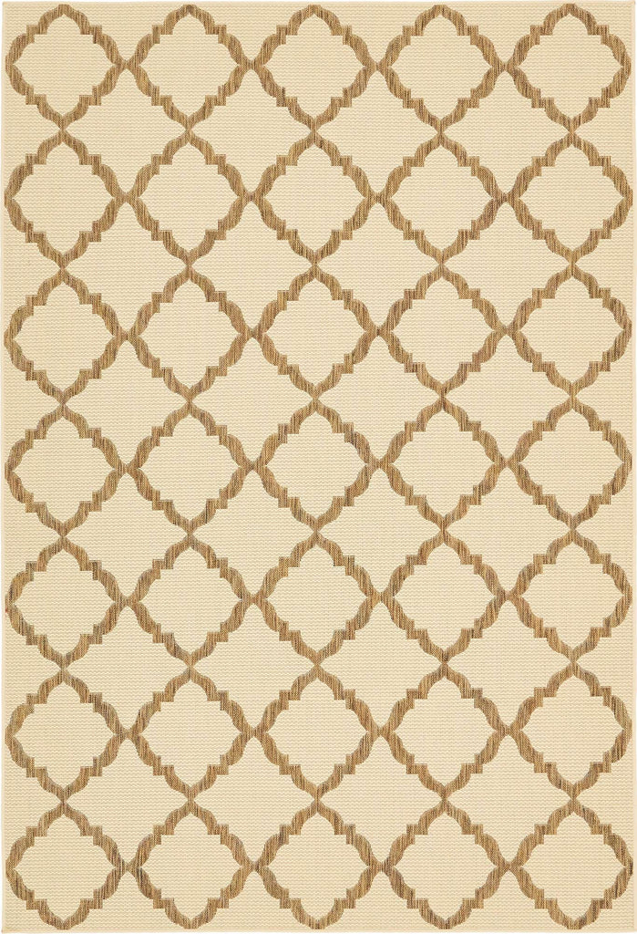 Outdoor Raised Trellis Rug - The Nifty Decor