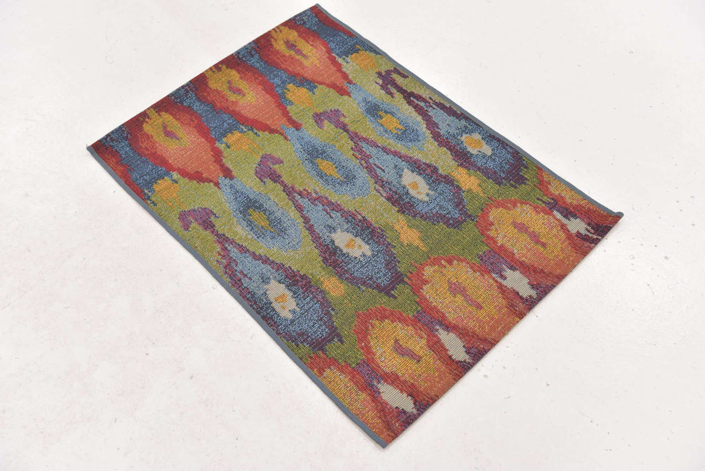 Outdoor Ikat Rug - The Nifty Decor