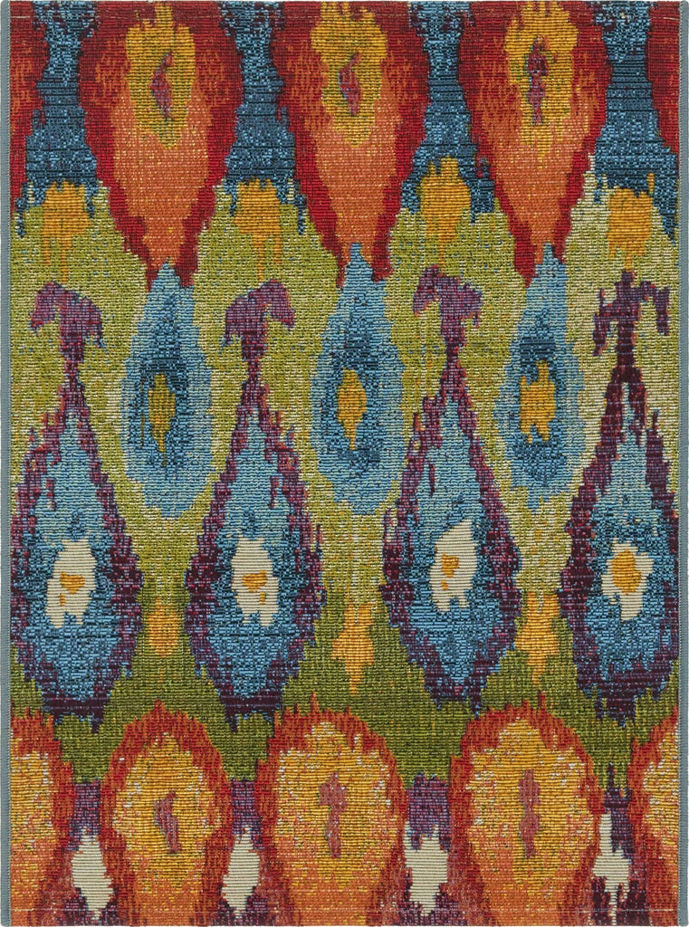 Outdoor Ikat Rug - The Nifty Decor
