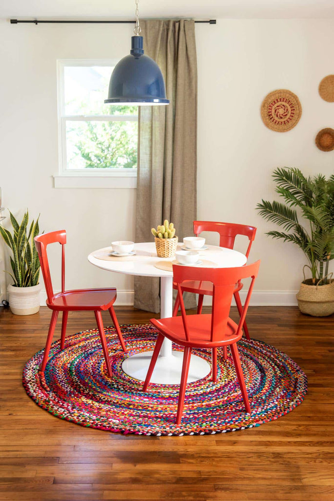 Braided Chindi Rug Multi - The Nifty Decor