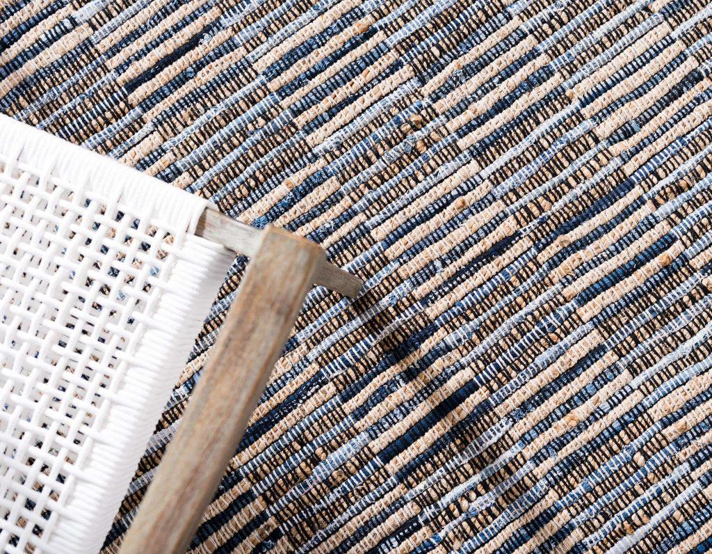 Checkered Chindi Jute Rug - The Nifty Decor