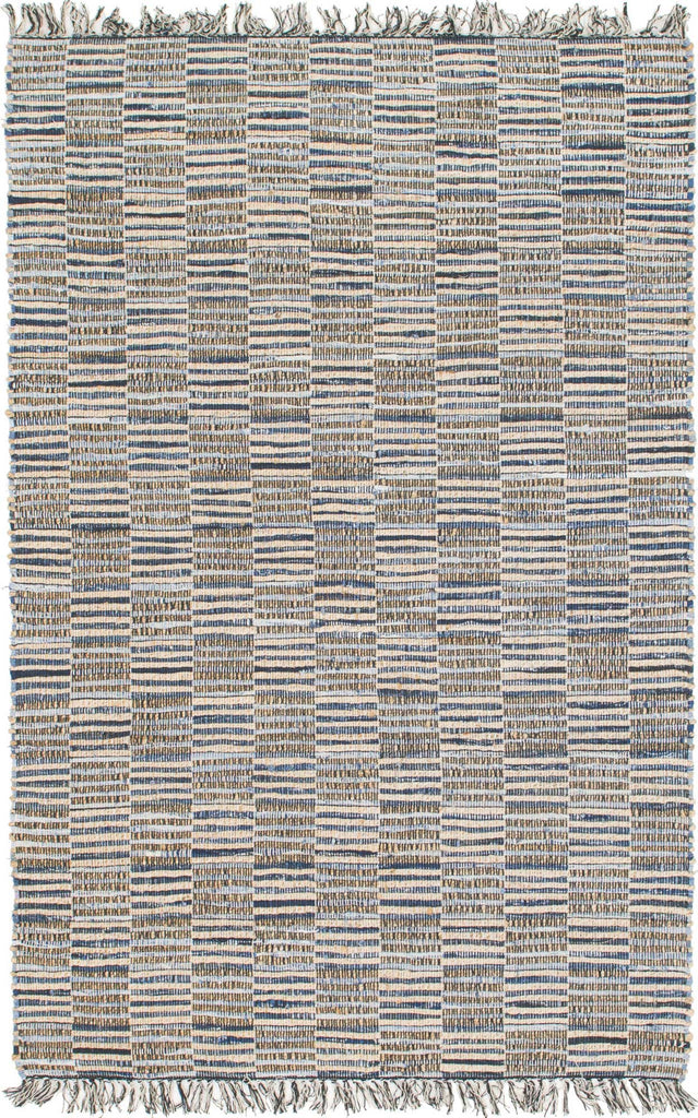 Checkered Chindi Jute Rug - The Nifty Decor