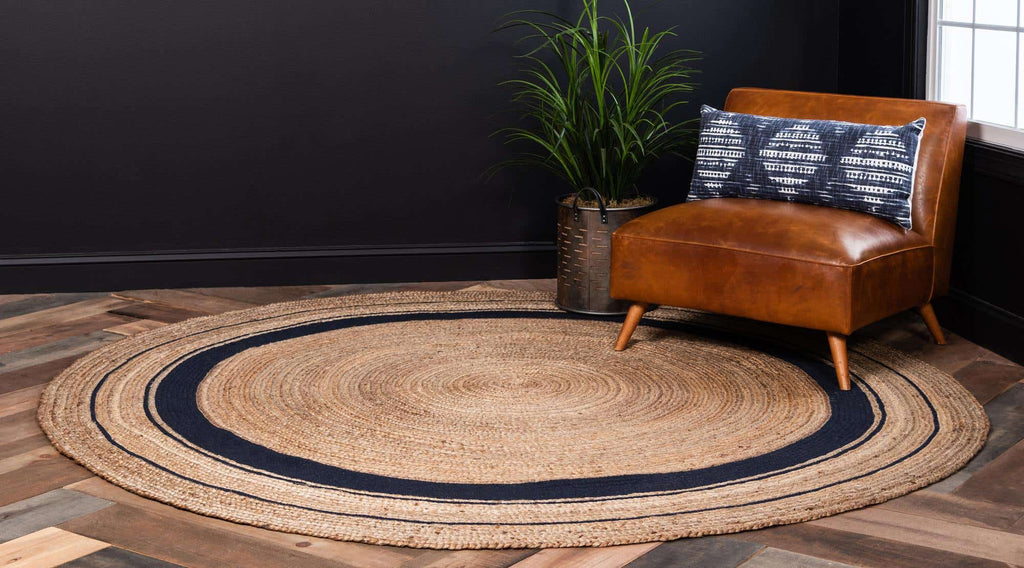 Gujarat Braided Jute Rug - The Nifty Decor