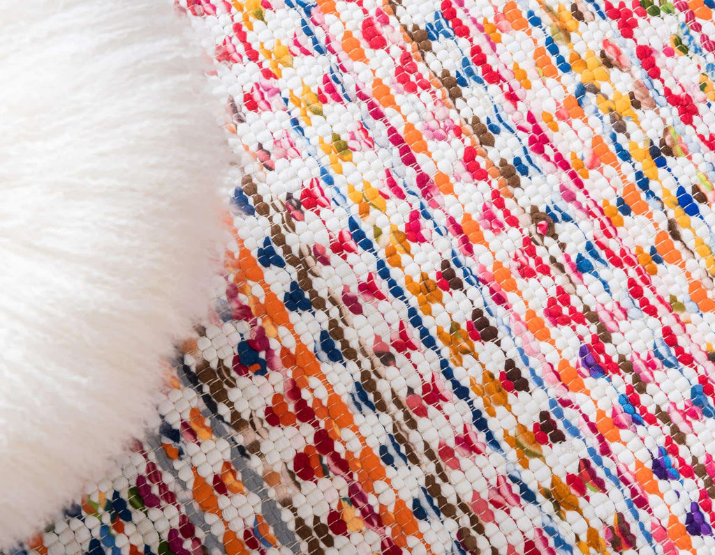 Trellis Braided Chindi Rug - The Nifty Decor