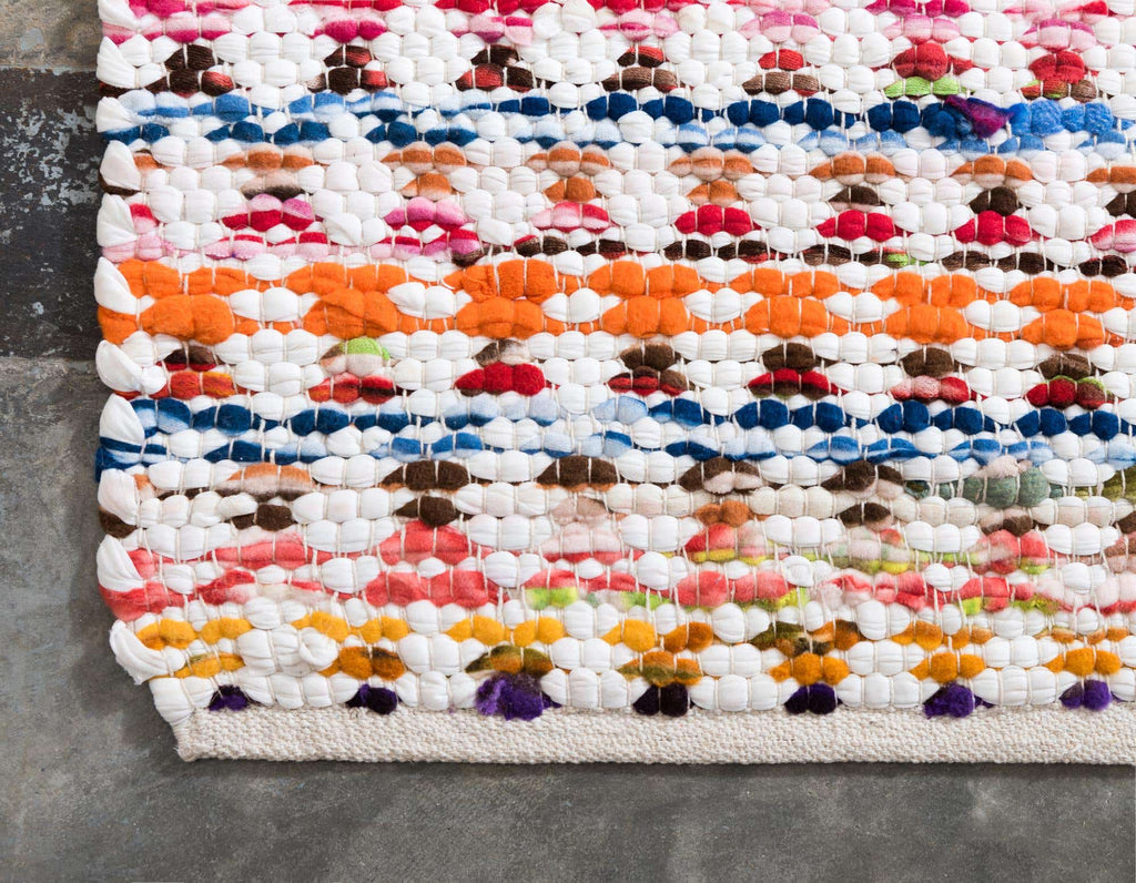 Trellis Braided Chindi Rug - The Nifty Decor