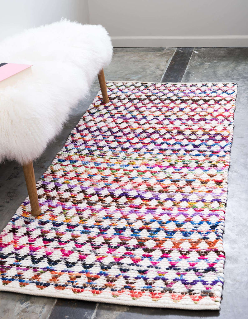 Trellis Braided Chindi Rug - The Nifty Decor
