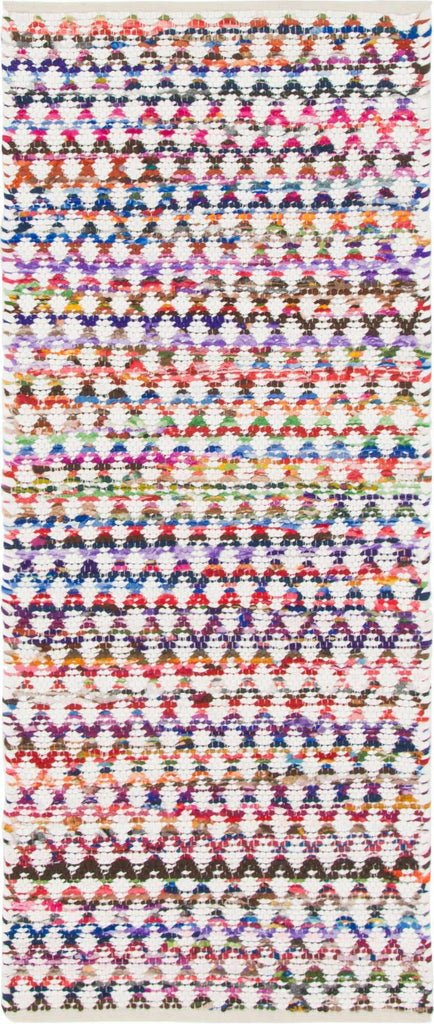 Trellis Braided Chindi Rug - The Nifty Decor