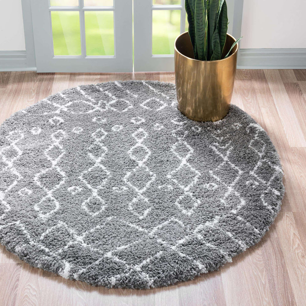 Geometric Rabat Shag Rug - The Nifty Decor