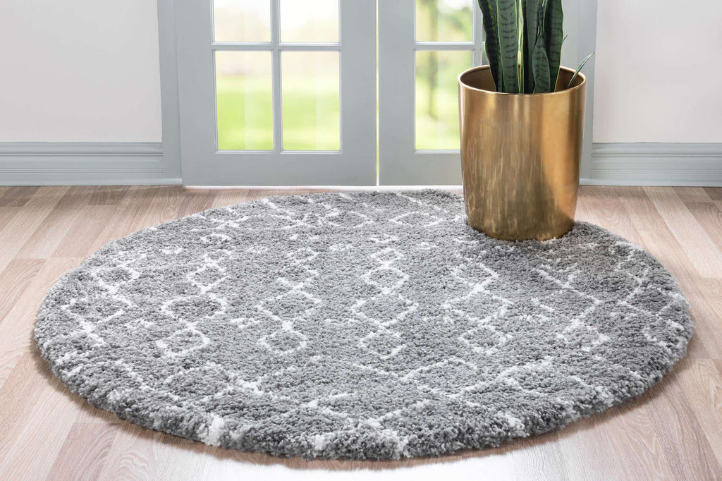 Geometric Rabat Shag Rug - The Nifty Decor