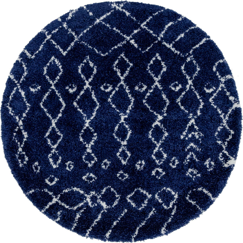 Geometric Rabat Shag Rug - Bombay Mercantile