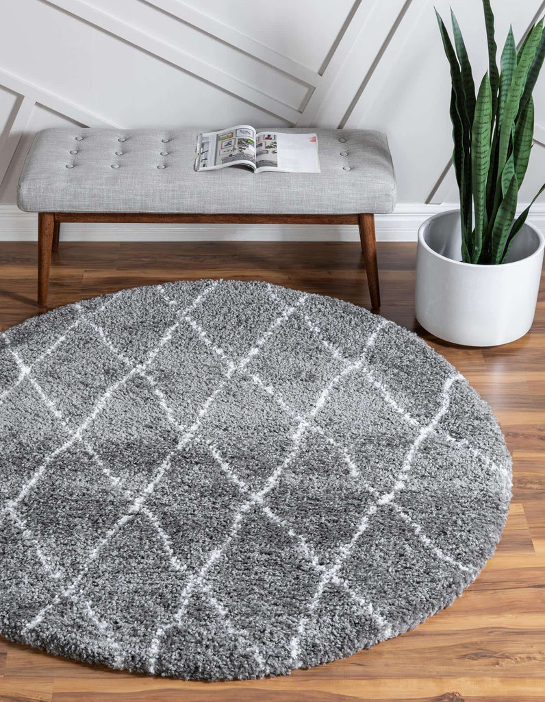 Trellis Rabat Shag Rug - The Nifty Decor