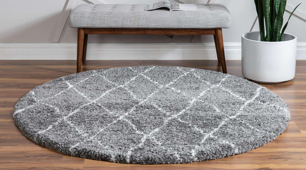 Trellis Rabat Shag Rug - The Nifty Decor