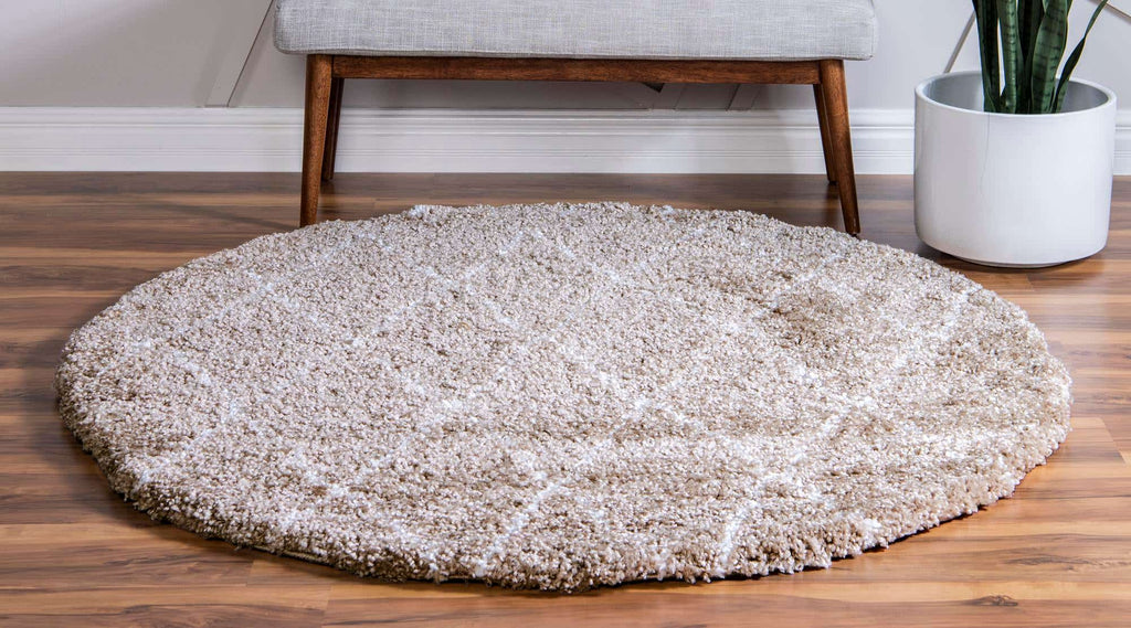 Trellis Rabat Shag Rug - The Nifty Decor