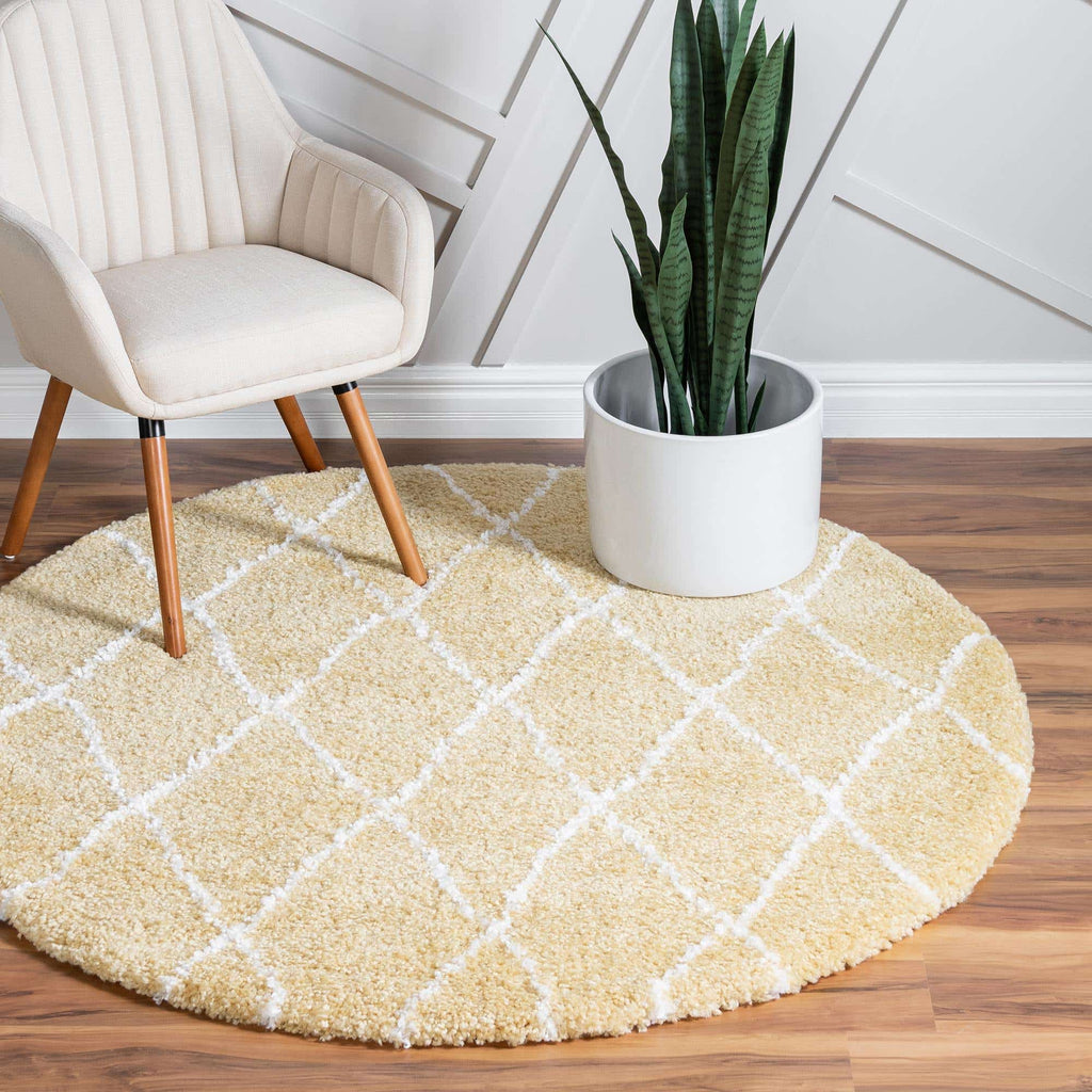 Trellis Rabat Shag Rug - Bombay Mercantile