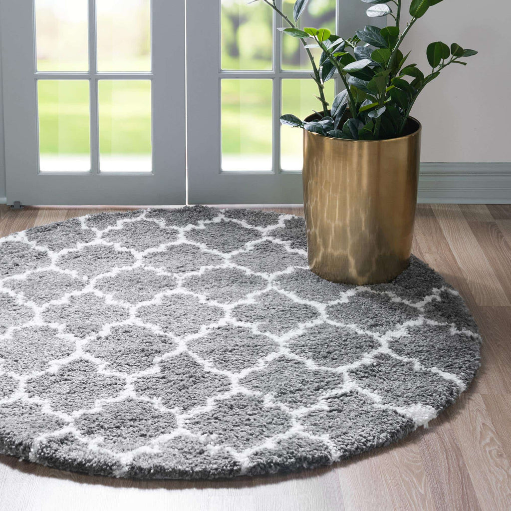 Marble Rabat Shag Rug - The Nifty Decor