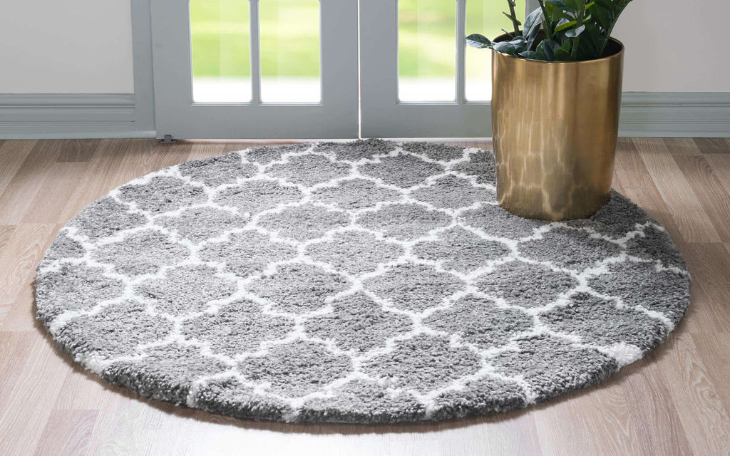Marble Rabat Shag Rug - The Nifty Decor