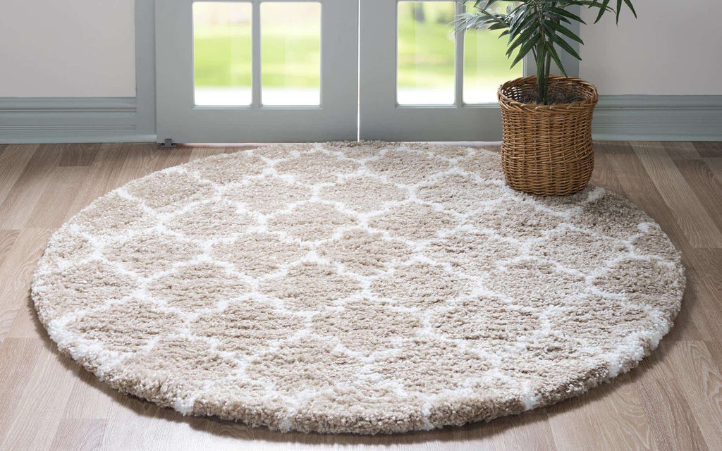 Marble Rabat Shag Rug - The Nifty Decor